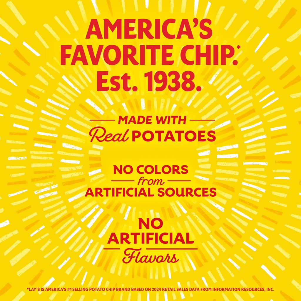 Lays All Dressed Potato Chips 7.75 oz Bag