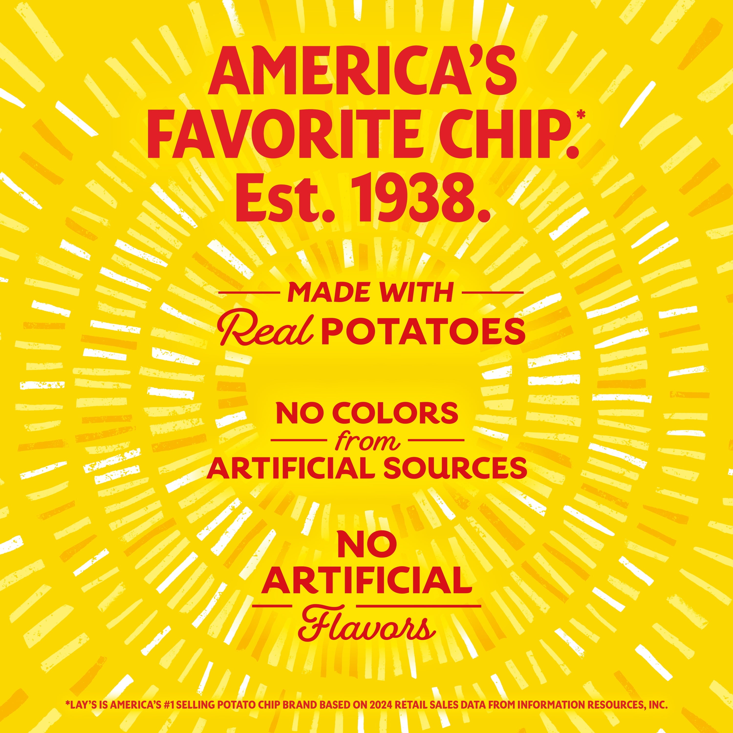 Lays All Dressed Potato Chips 7.75 oz Bag