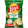 Lay's Sour Cream & Onion Flavor Potato Chips, 7.75 oz Bag