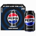 Pepsi Zero Sugar Cola Soda Pop, 12 fl oz, 24 Count